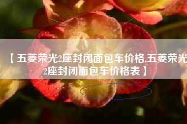 【五菱荣光2座封闭面包车价格,五菱荣光2座封闭面包车价格表】
