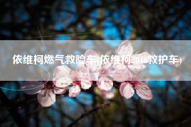 依维柯燃气救险车(依维柯2046救护车)