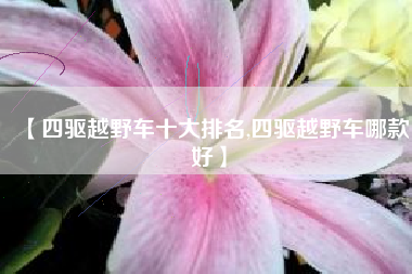 【四驱越野车十大排名,四驱越野车哪款好】 【四驱越野车十大排名,四驱越野车哪款好】
