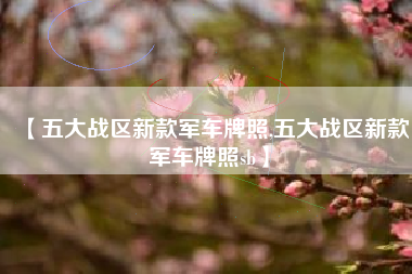 【五大战区新款军车牌照,五大战区新款军车牌照sb】