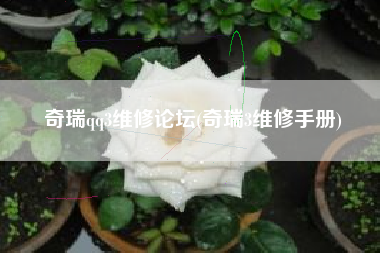 奇瑞qq3维修论坛(奇瑞3维修手册) 奇瑞qq3维修论坛(奇瑞3维修手册)