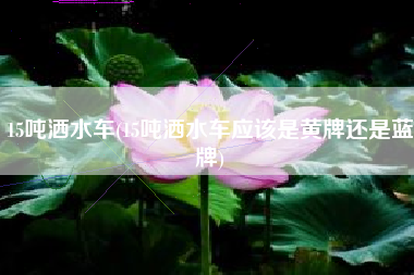 15吨洒水车(15吨洒水车应该是黄牌还是蓝牌) 15吨洒水车(15吨洒水车应该是黄牌还是蓝牌)